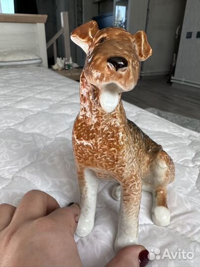 Фарфоровый эрдельтерьер лфз