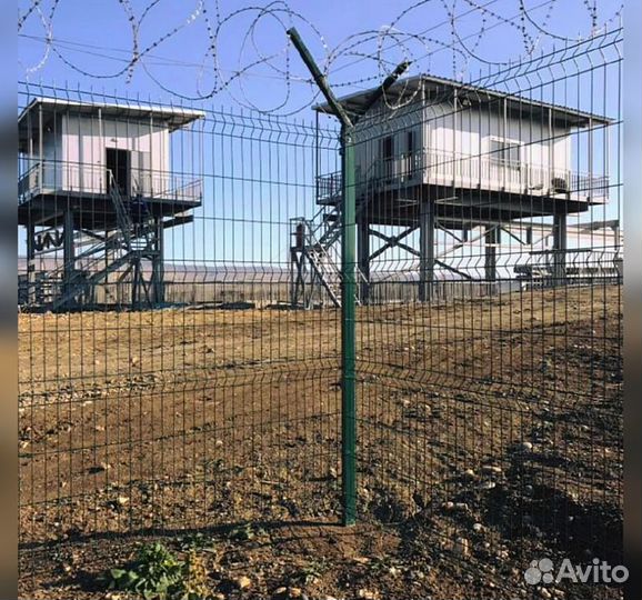 Забор сетка 3д