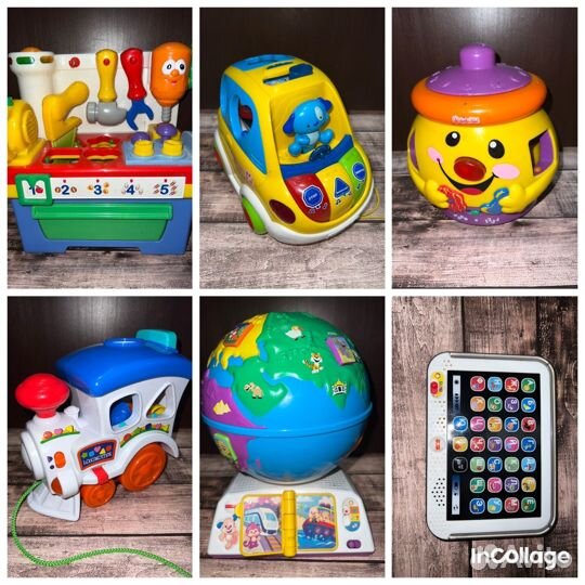 Развивающие игрушки для малышей пакетом