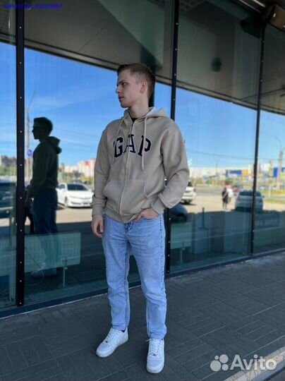 Зип-худи GAP бежевый (Арт.11803)