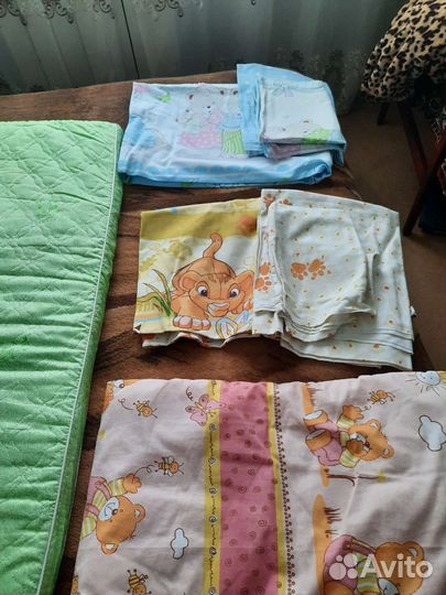 Матрас детский 120 60 новый бамбук,подушка