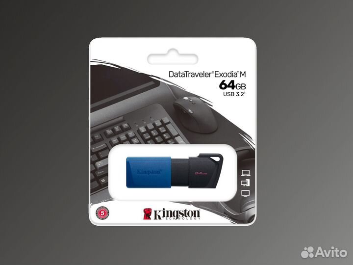 Флешка Kingston Data Traveler Exodia 64гб