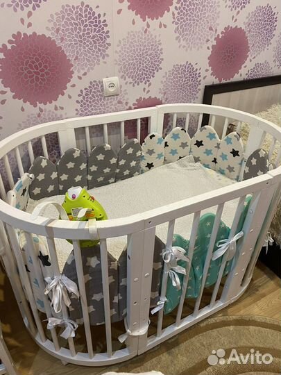 Бортики в детскую кроватку