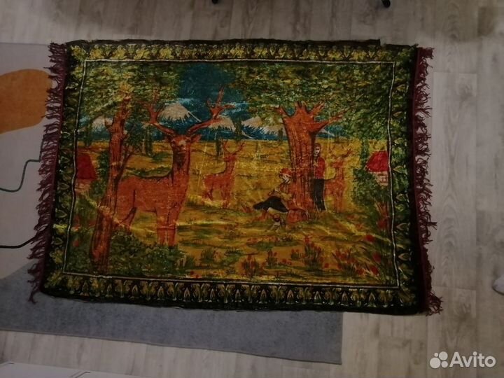 Ковер с оленями СССР