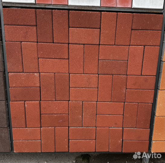 Брусчатка «Кирпич» вибропрессованый