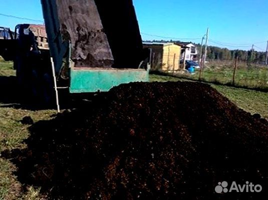 Земля плодородная чернозем грунт Камаз ЗИЛ