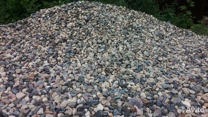 Щебень гравийный для дренажа
