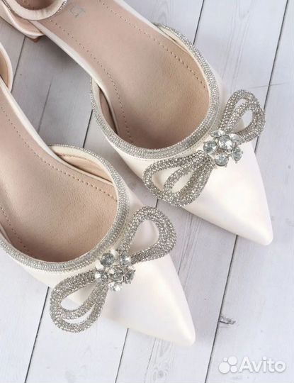 Свадебные туфли, балетки 38