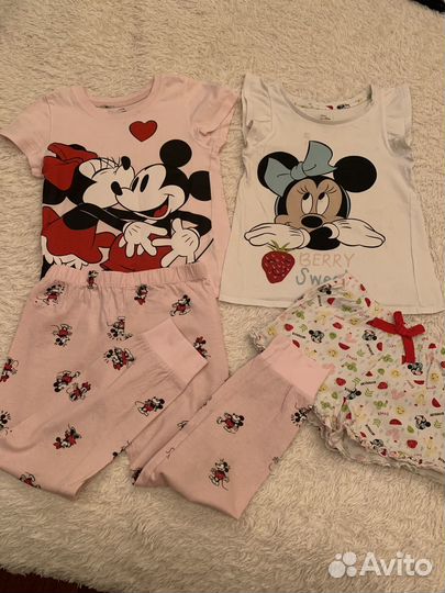 Большой пакет вещей на девочку рост 116 122