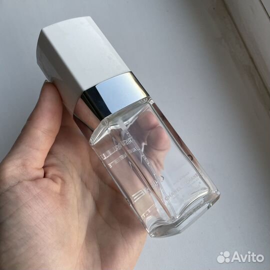 Пустой флакон chanel cristalle eau verte