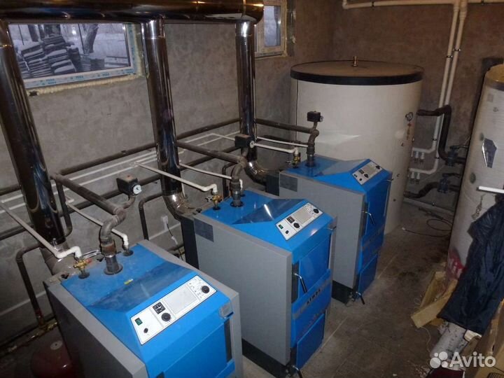 Монтаж котлов и систем отопления