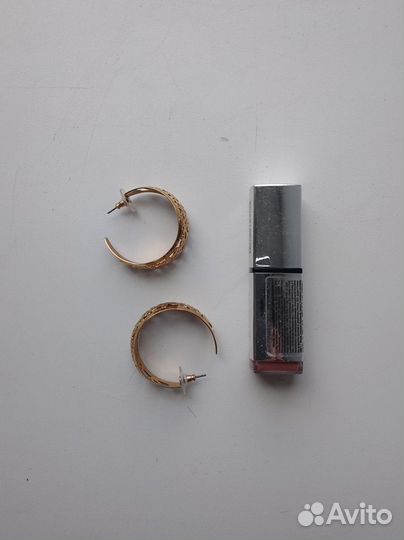 Серьги кольца бижутерия