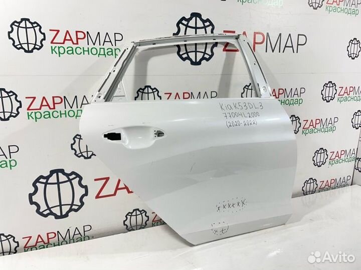 Дверь задняя правая Kia K5 DL3 2019-Нв