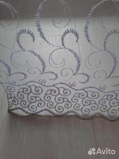 Тюль с вышивкой Ришелье 300*250 новый в упаковке