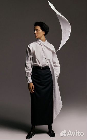 Рубашка белая женская
