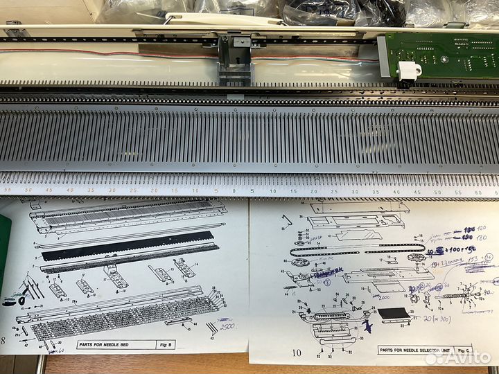 Запчасти вязальной машине Бразер кн-970 brother kh
