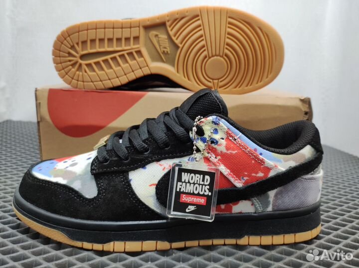 Кроссовки Nike Supreme X Dunk Low Sb