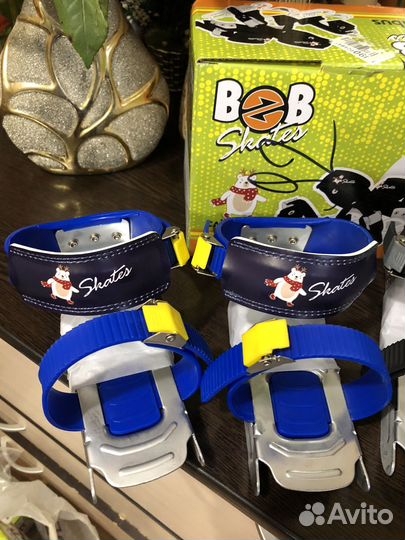 Коньки детские раздвижные двухполозные р.24-34