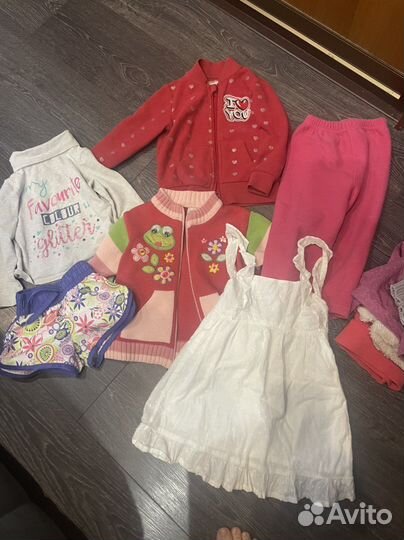 Вещи для девочки пакетом 92-98