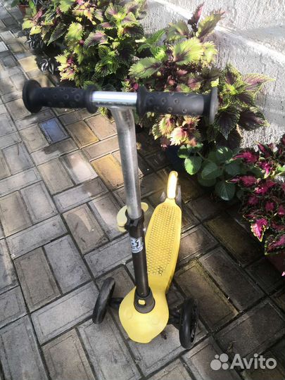 Самокат детский трехколесный бу