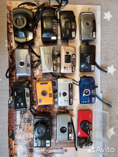 Плёночный фотоаппарат Olympus Canon Fuji