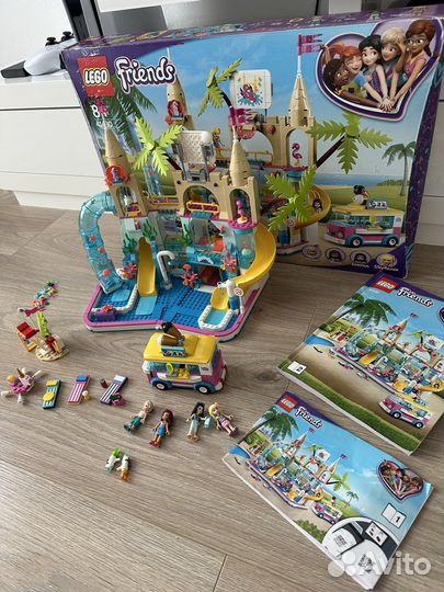 Конструктор Lego friends летний аквапарк