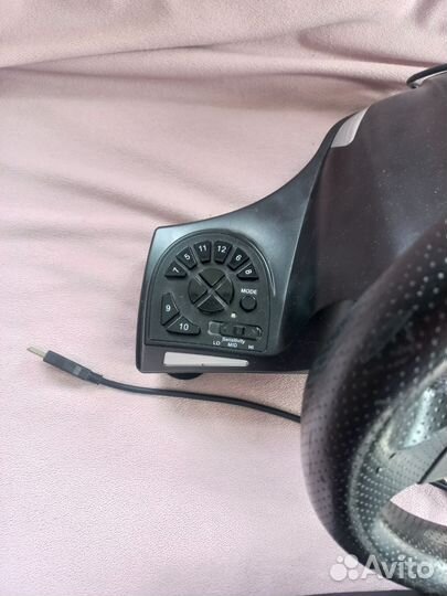 Игровой руль с педалями и коробкой передач