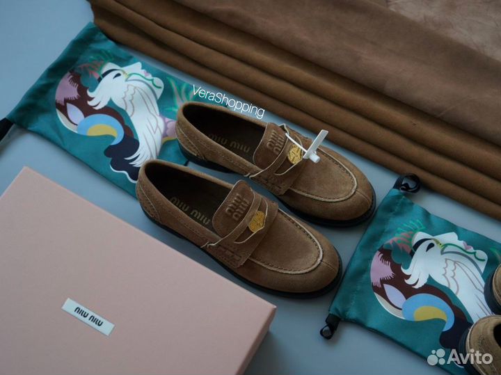 Мокасины/лоферы под заказ Miu Miu 37