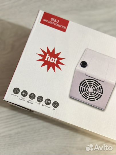 Маникюрная вытяжка, пылесос 80 Вт