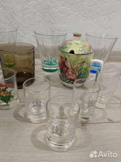 Рюмки, кружка, стаканы