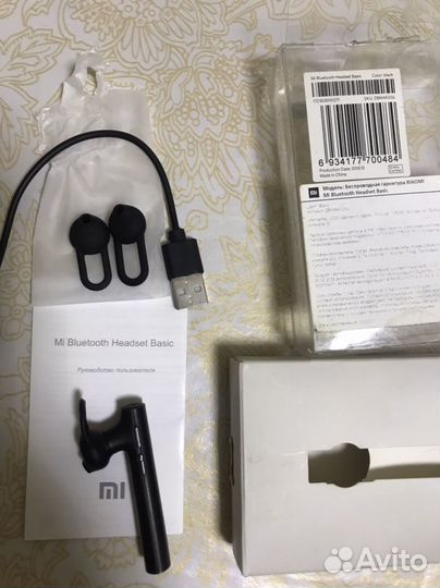 Беспроводная гарнитура xiaomi блютуз наушник