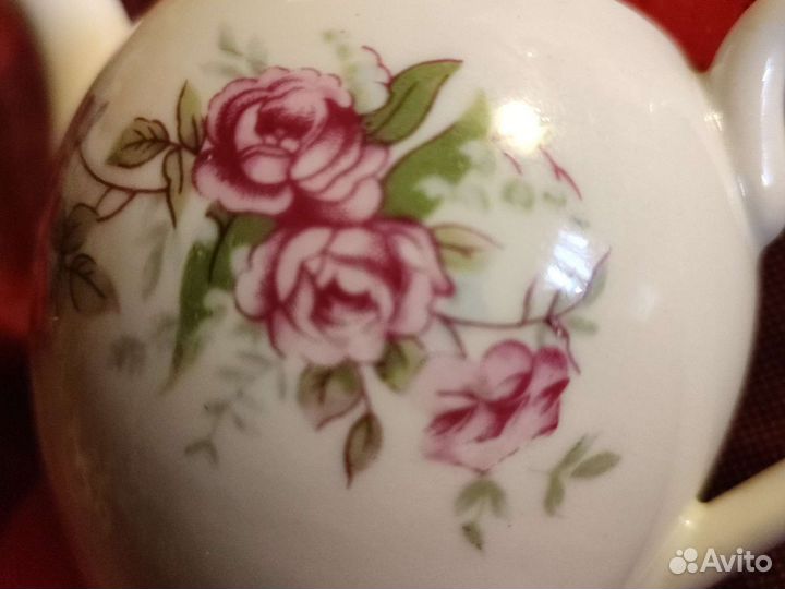 Чайник заварочный СССР роза 1968г антиквариат