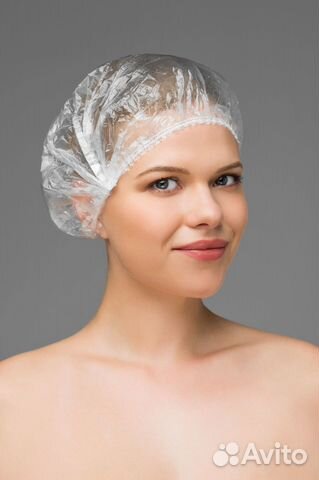 00-210 Шапочка для душа one size 100шт п/э прозрач