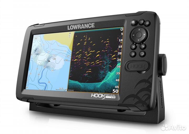 Lowrance hook reveal 9 с датчиком TripleShot