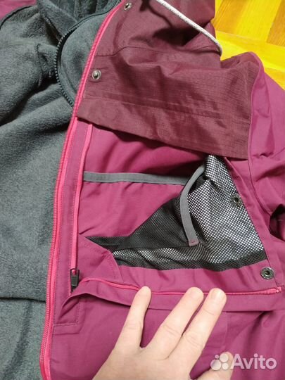 Треккинговая куртка forclaz trevel 100 раз. 46