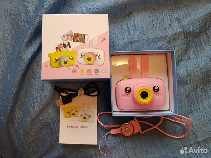 Фотоаппарат Children's Fun Camera Зайчик, розовый