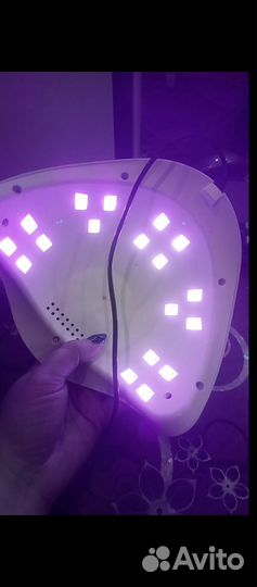 Лампа для сушки гель лака гибридная