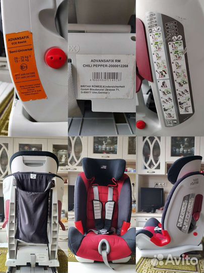 Детское автокресло britax romer advansafix