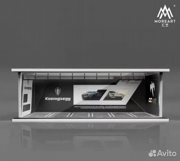 Автосалон для коллекционирования машинок 1:64