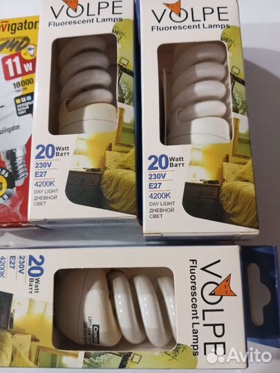 Лампочки рабочие б/у одним пакетом