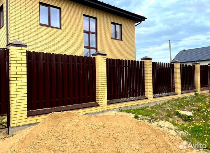 Забор под ключ-бесплатный замер