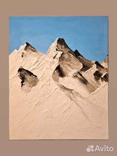Картина горы акрил