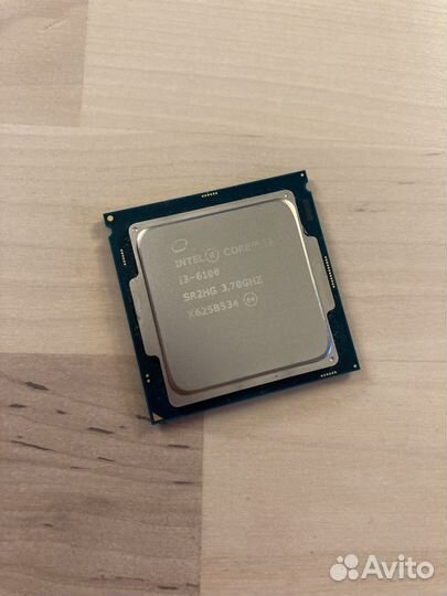 Процессор intel core i3-6100
