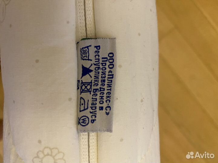 Матрас детский 120 60, постельное белье, одеяло