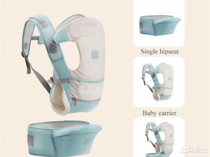 Эргорюкзак хипсит Модель 3 в 1 Bebear