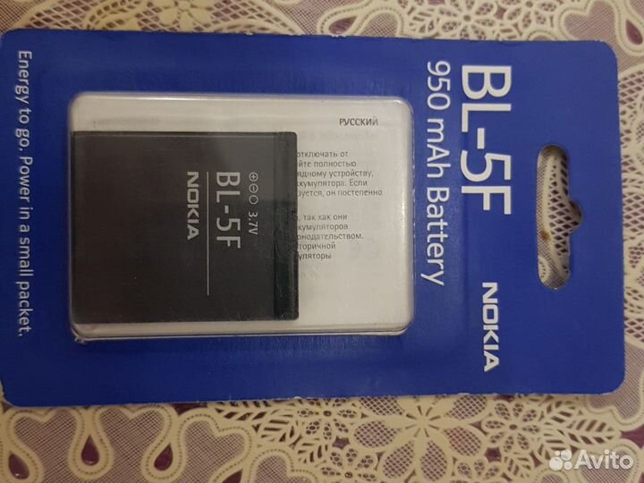 Аккумулятор nokia bl-5f