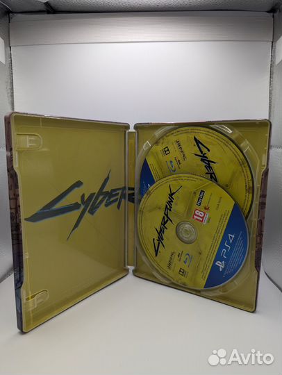 Cyberpunk 2077. Издание Steelbook + Comicbook. PS4