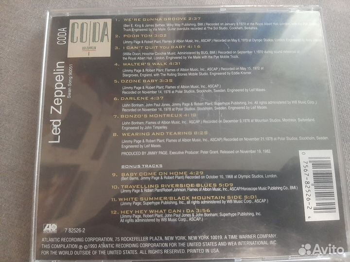 Cd диск LED Zeppelin