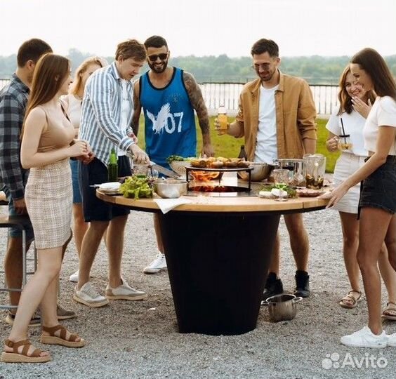 Гриль-очаг Эльбрус саяны 850 стальная поверхность