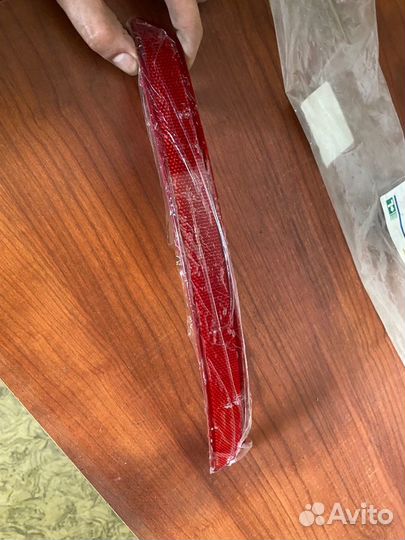 Катафот заднего бампера левый киа рио 2015